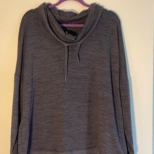 Athleta Cowlneck Charcoal Gray 2XL